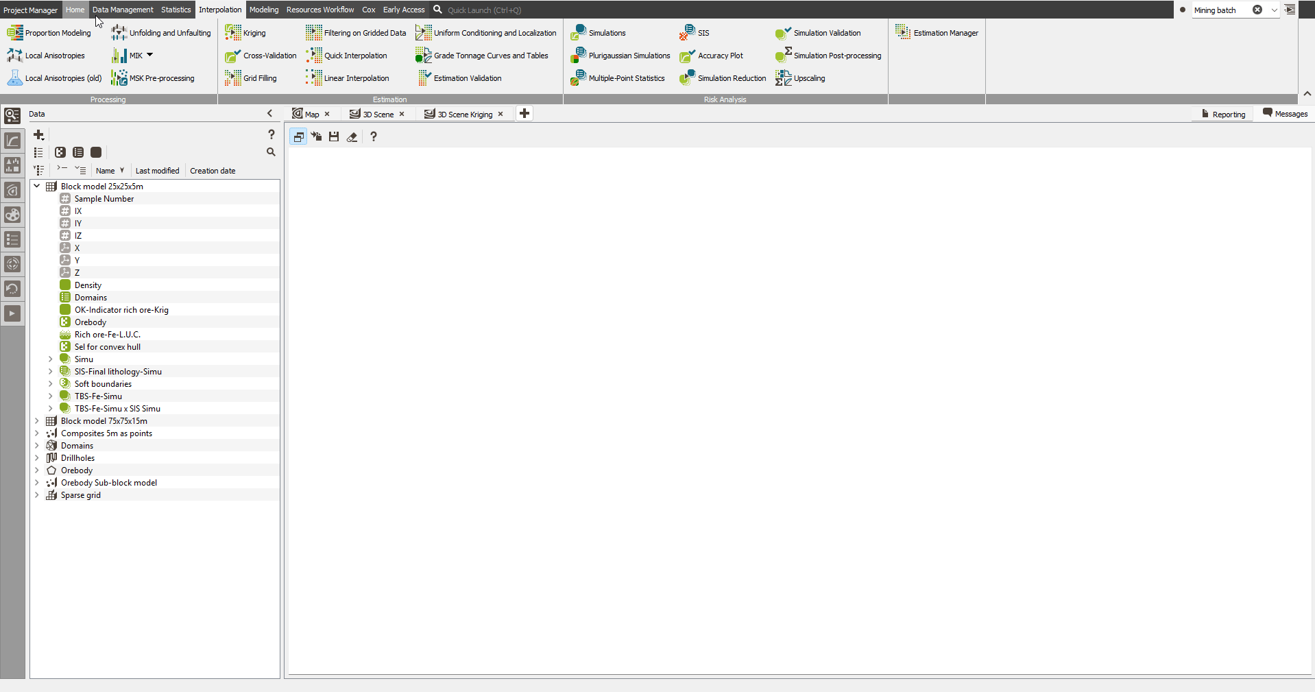 Generate categorical simulation post-processing outputs